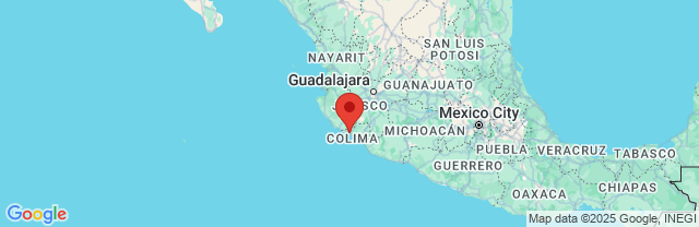 Landkaart Manzanillo