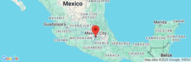 Landkaart Mexico-stad