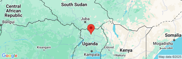 Landkaart Gulu