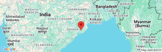Landkaart Bhubaneshwar