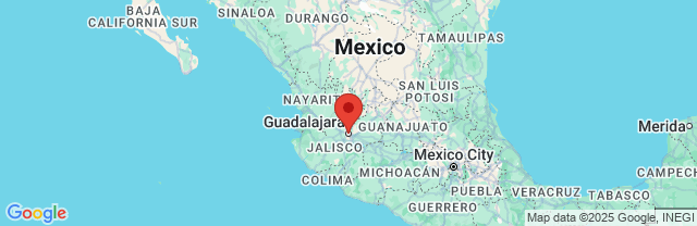 Landkaart Guadalajara