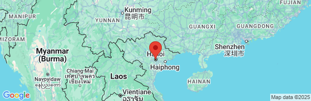 Landkaart Hanoi