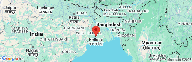 Landkaart Calcutta (Kolkata)