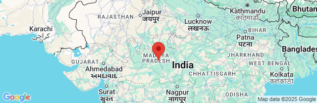 Landkaart Bhopal