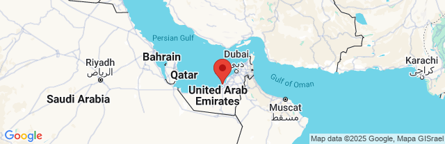 Landkaart Abu Dhabi