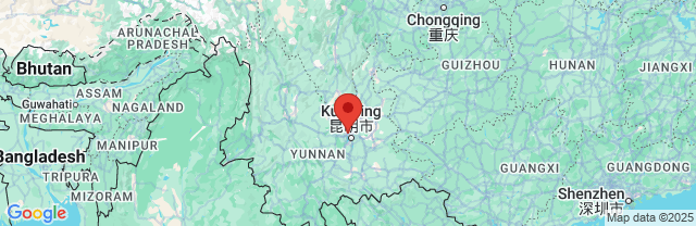 Landkaart Kunming