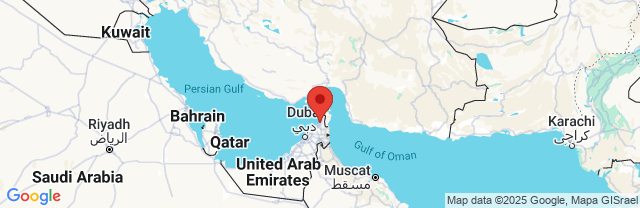 Landkaart Ras al-Khaimah
