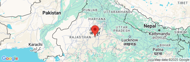 Landkaart Jaipur