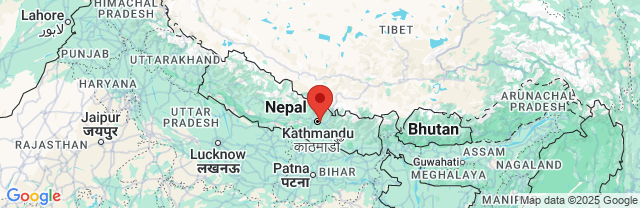 Landkaart Bhaktapur