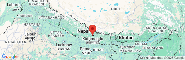 Landkaart Kathmandu