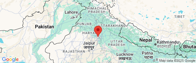 Landkaart Delhi