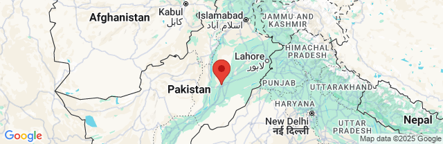 Landkaart Multan