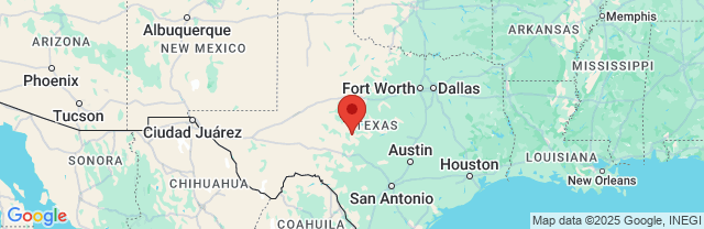 Landkaart Texas