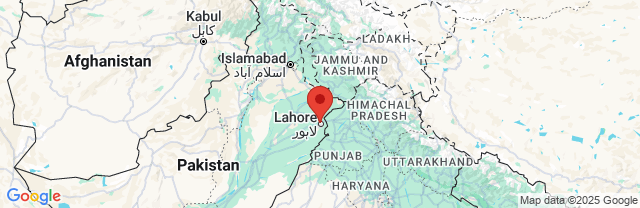 Landkaart Lahore