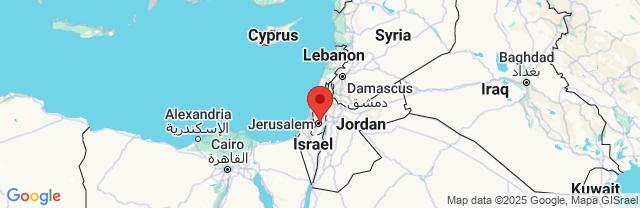 Landkaart Jeruzalem