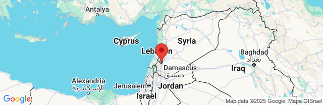 Landkaart Damascus
