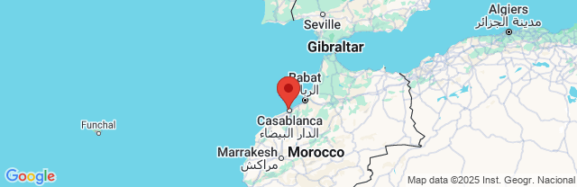 Landkaart Casablanca