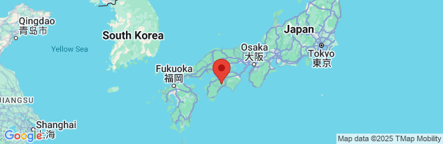 Landkaart Shikoku