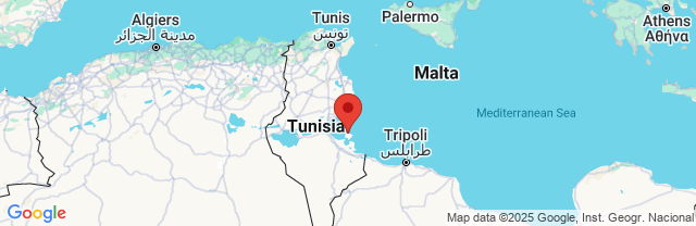 Landkaart Djerba
