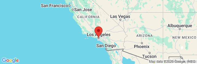 Landkaart Los Angeles