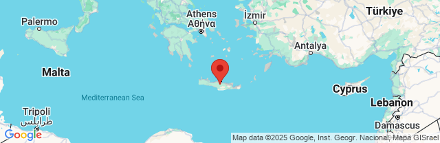 Landkaart Kreta