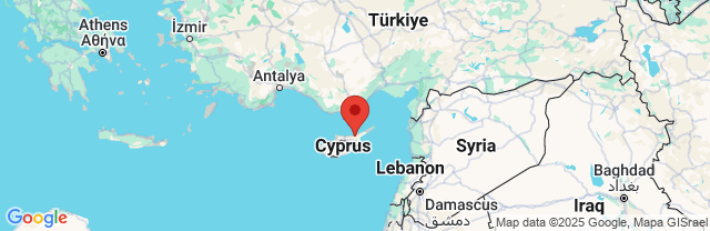 Landkaart Noord-Cyprus