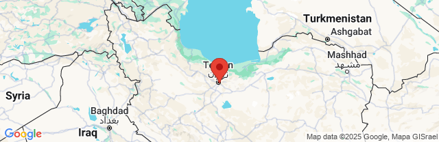 Landkaart Teheran