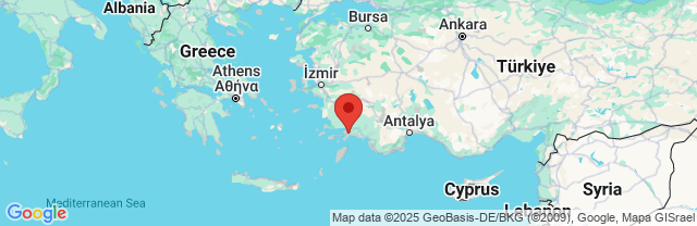 Landkaart Marmaris