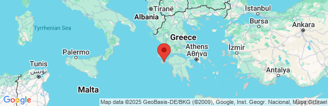 Landkaart Zakynthos