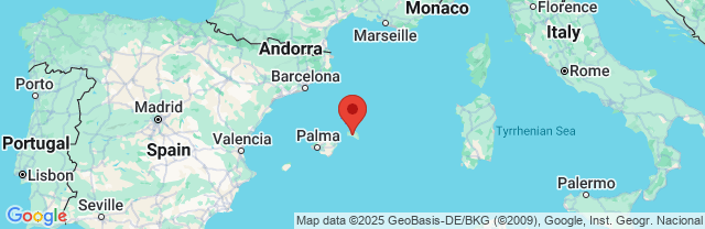 Landkaart Menorca