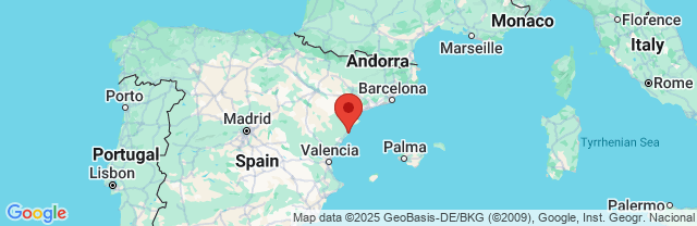 Landkaart Peñíscola