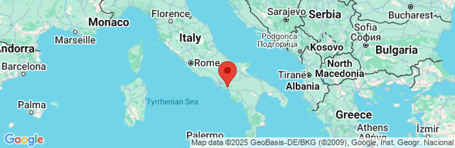 Landkaart Campania