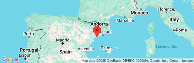 Landkaart Tarragona