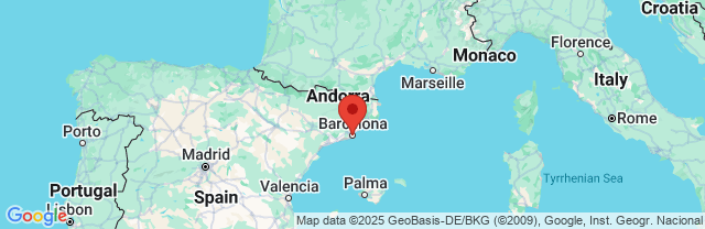 Landkaart Barcelona