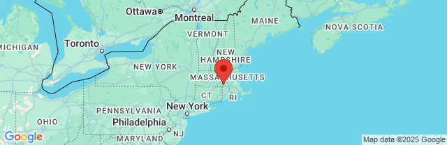 Landkaart Massachusetts