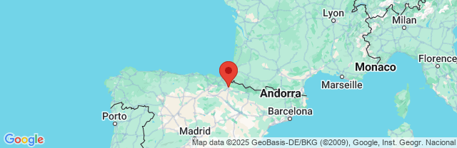 Landkaart Pamplona