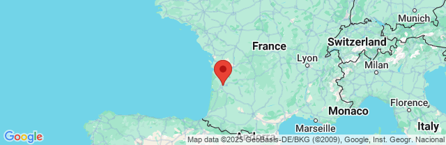 Landkaart Gironde