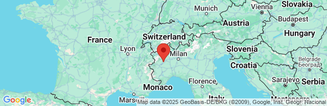 Landkaart Piemonte