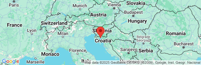 Landkaart Rijeka