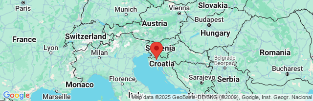 Landkaart Opatija