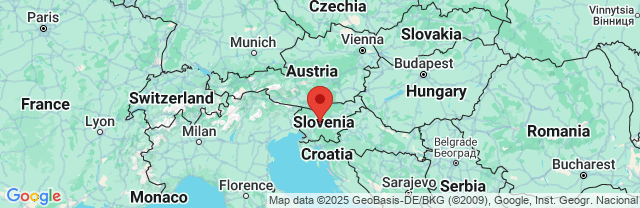 Landkaart Ljubljana