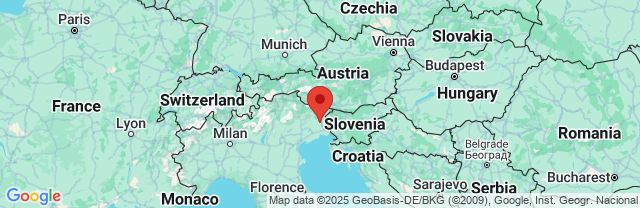 Landkaart Friuli-Venezia-Giulia