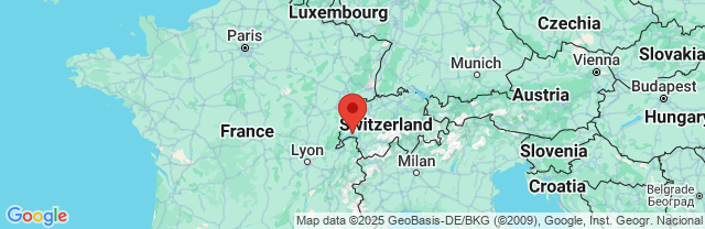 Landkaart Lausanne
