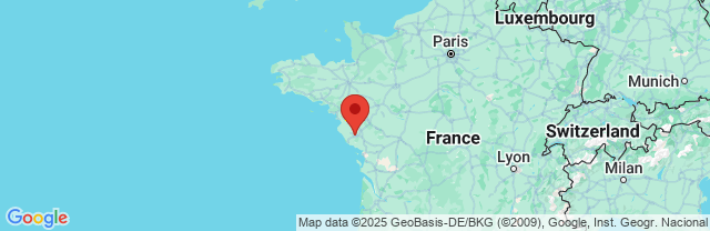 Landkaart Vendée
