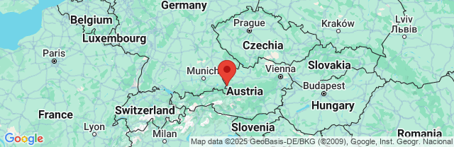 Landkaart Salzburg
