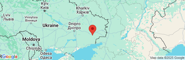 Landkaart Donetsk