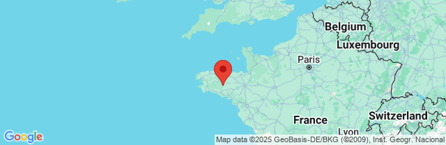 Landkaart Bretagne