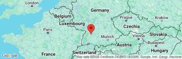 Landkaart Baden-Württemberg