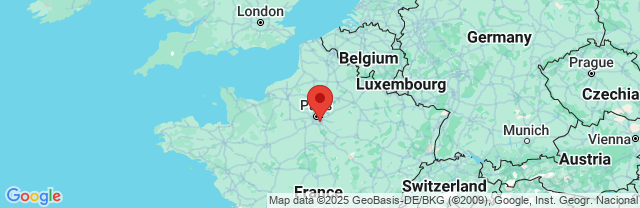 Landkaart Île-de-France