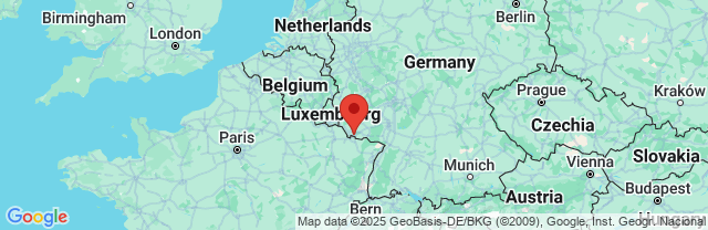Landkaart Saarbrücken